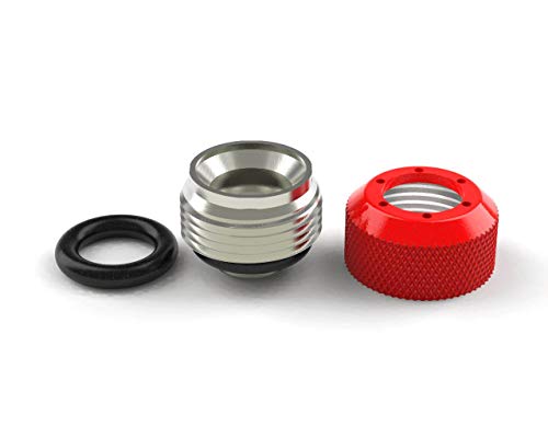 Primochill 1/2In. Rigid Revolversx Series Fitting - 12 Pack - Uv Red #TOP4