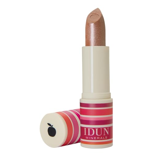 IDUN Minerals Creme Lipstick - Ultra, Creamy Texture - Rich Color Payoff - Comfortable Long Lasting Finish - Suitable For All Skin Types - Katja, Brownish, 0.12 Ounce, (I0100324)