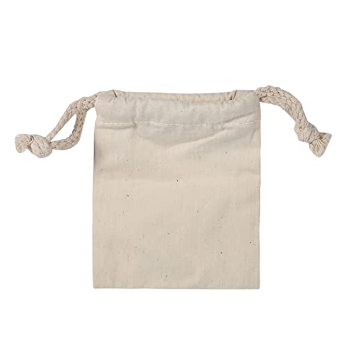 Oumefar Large Capacity Drawstring Storage Bag Cotton Drawstring Storage Laundry Sack Dirty Clothes Bag for Travel Home Use