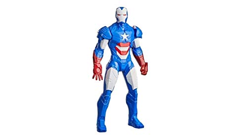 Boneco Marvel Homem de Ferro Patriota - Figura de 24 cm, para crianças acima de 4 anos - F0777 - Has