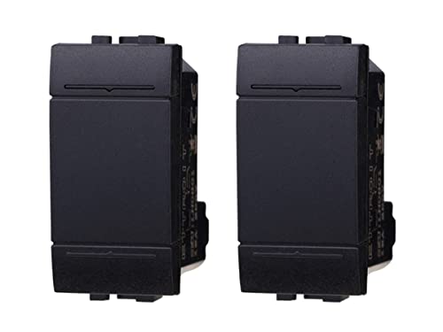 2 Pezzi Deviatore 1P 16A Compatibile Con Bticino Living...