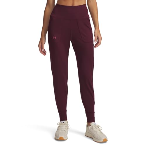 Under Armour Women's Motion Joggers, (600) Dark Maroon / / Fuchsia Dusk, 3X