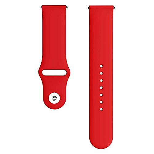 Image of Soft Silicone Smart-Watch Strap - Watchband Straps Silicone Belt Replacement Compatible With BOAT Watch Flash