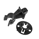 Motoforti Hood Prop Rod Clip Retainer,for Nissan Navara D40,Plastic,Black,2 pcs