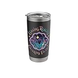 Leaving Reality Entering Fiction Book Fantasy Storytelling Stainless Steel Insulated Tumbler