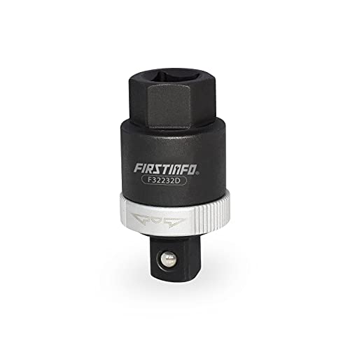 Image of FIRSTINFO 1 /2 inch Drive Ratcheting Breaker Bar Adapter | Converts Breaker Bar or Sliding T-Handle into 24T Reversible Ratchet, Anodized Switch Collar, F32232D