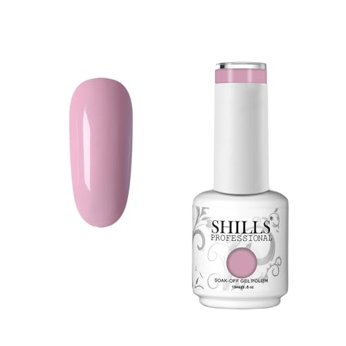 Image of SHILLS PROFESSIONAL Uv /Led Soak Off Glossy Finish Nail Polish Nail Art Nail Polish Color Shade 158, 15 Ml
