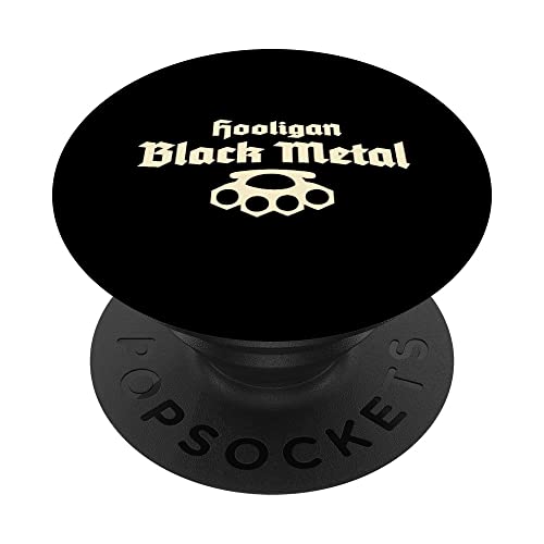 Hooligan Black Metal PopSockets PopGrip Interchangeable