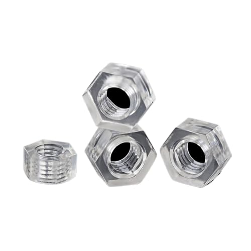 50/100/500 �A�N���������Z�p�i�b�g M2.5 M3 M4 M5 M6 M8 M10 �N���A�i�C�����v���X�`�b�N���g���b�N�Z�p�i�b�g(Transparent-50pcs,M3)