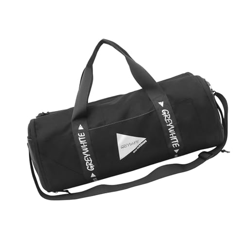 Sac de sport étanche et grand sac de voyage noir à bandoulière pour femme et fille active