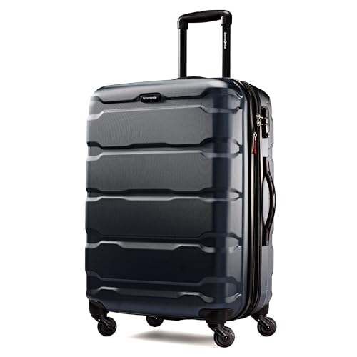 Image of Samsonite Omni Expandable Hardside Luggage with Spinner Wheels, Navy, 2-Piece Set (20 /28), 2-piece Set