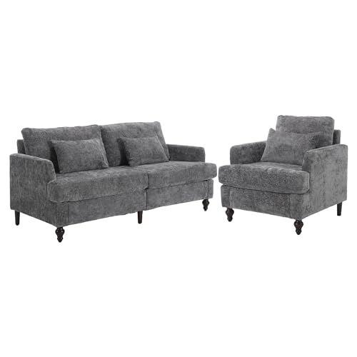 MOONMISS Sectional Sofa, 2 Piece Living Room Set, Including Loveseat