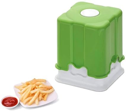 Potato Chipser French Fries Cutter, Plastic Potato Finger Chips Maker