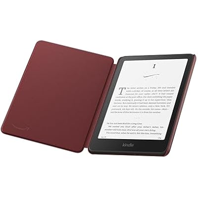 Amazon Kindle Paperwhite and Kindle Colorsoft Case, Lightweight and Foldable Protective Cover - Premium Leather