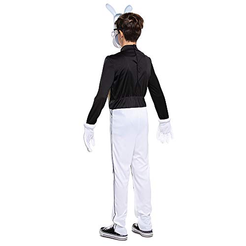 Disguise Boris The Wolf Bendy And The Ink Machine Costume, Video Game Themed Character Jumpsuit, Classic Child Size Medium (7-8) Black/White (105329K) #TOP1