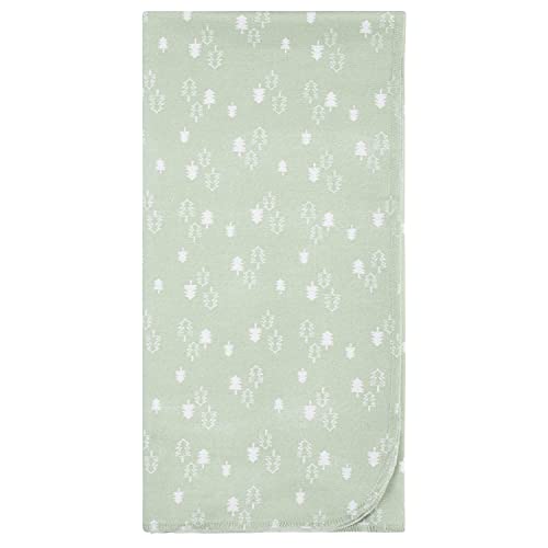 Gerber Boys Newborn Infant Baby Toddler Nursery 100% Cotton Flannel Receiving Swaddle Blanket, Woodland White, Pack of 5 - Thumbnail 4