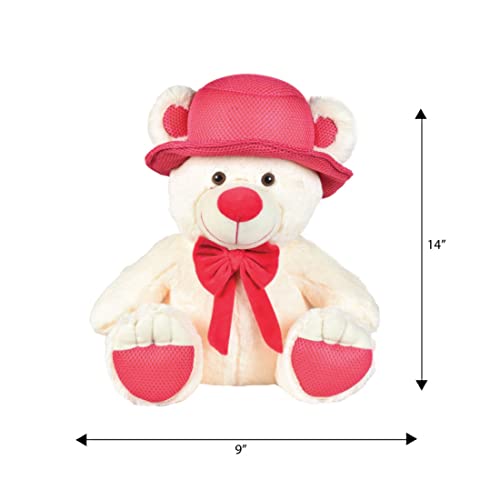 Image of Ultra 14 inch Mr. Goodbear Teddy Bear Fully Stuffed Soft Plush Toy for Kids in Cream Animal Toy Gift Birthday Anniversary Christmas Diwali Home decore
