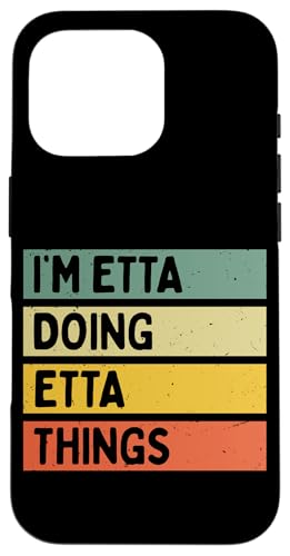 I'm Etta Doing Etta Things �ʔ������� �X�}�z�P�[�X iPhone 16 Pro �p
