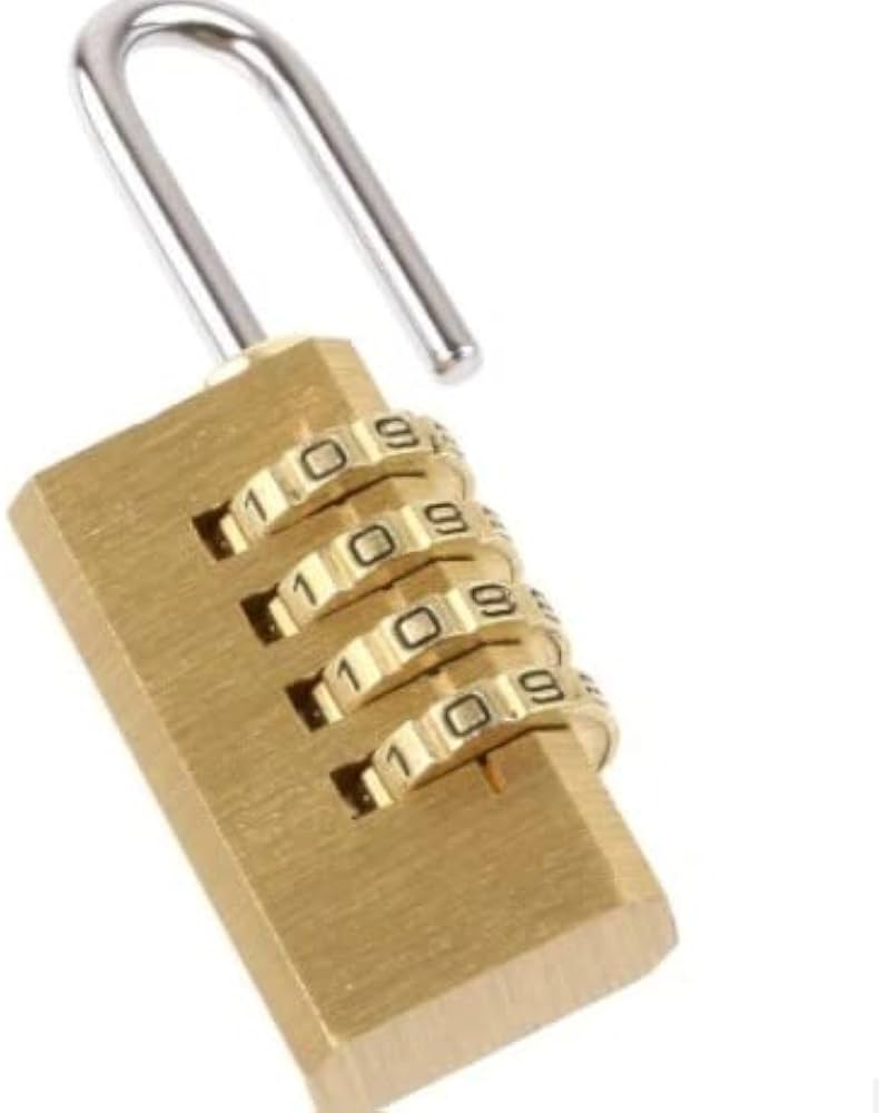 Xingli 4 Digit Golden Small Digital Door Lock Code Change