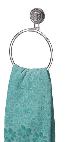 Toalheiro Argola 18 cm com Ventosa Future Cromado