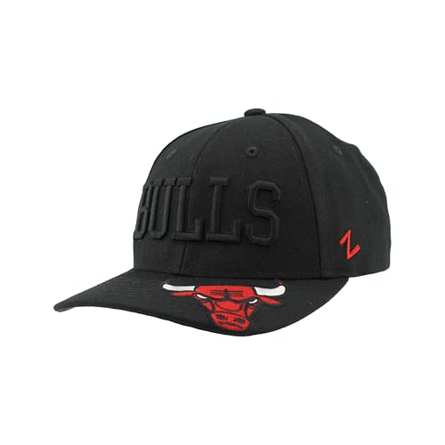 Chicago Bulls NBA Officially Licensed Adjustable Snapback Hat Contender Black