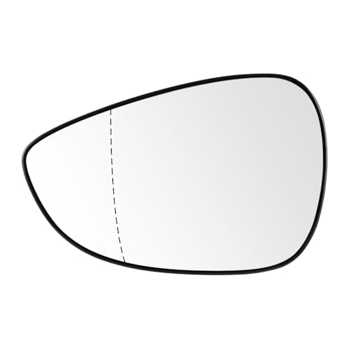 SENZEAL Verre de Rétroviseur Remplacement pour Ford Fiesta 2008-2017 B-Max 2012-2016 Chauffant Retroviseur Extérieur (Gauche)