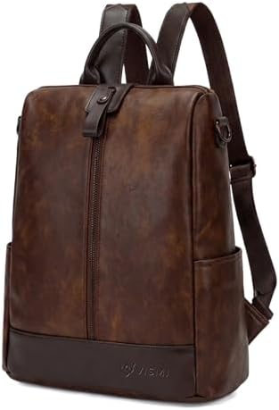 VISMIINTREND College Bag for Girls | Vegan Leather | 10L Lightweight