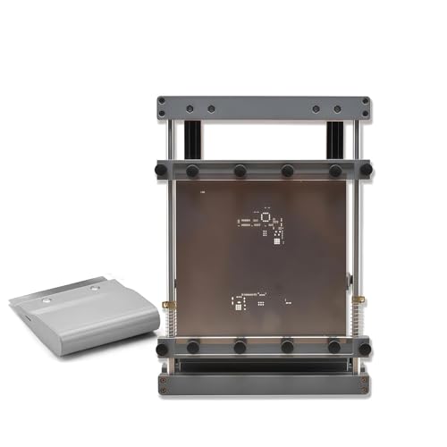 Stampatrice della pasta della lega per saldatura, stazione d'acciaio manuale di stampa dello schermo della maglia con il raschiatore di 80mm, perfetto per la prototipazione di precisione