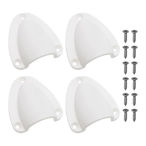 Cache-évents de yacht en nylon résistant aux UV avec visserie incluse - 4 pièces