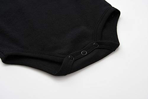 Teach Leanbh Infant Baby Polo Bodysuit Cotton Long Sleeve Pure Color Shirt 3-24 Months (12 Months, White)4