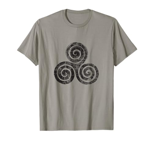 Wiccan Triskele Triple Spiral Triskelion Celtic Knot T-Shirt
