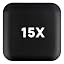 15x Black