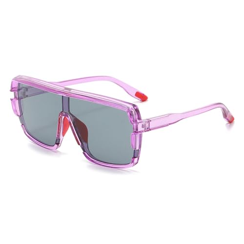 Lunettes de soleil carrées pour femmes et hommes aux verres teintés