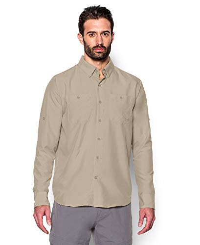 Chemise Under Armour Chesapeake 2 LS : le confort outdoor en Desert Sand