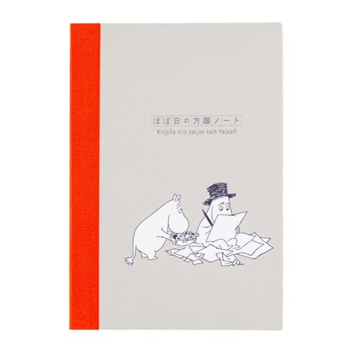 Carnet Hobonichi A6 Moomin en papier japonais de haute qualité