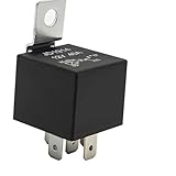10 Pieces 5 Pin Relay Waterproof 40A 30A Spdt Relay Replacement Automotive Set for Van Auto Motorcycle Truck