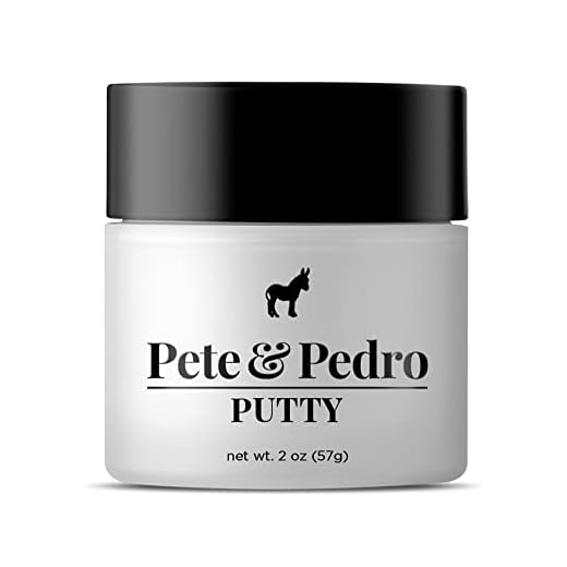 Pete & Pedro PUTTY - Hair Putty for Men | Strong Hold and Matte Finish, Low Shine Hair Clay | As Seen on Shark Tank, 2 oz.
