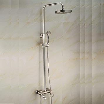 rubinetto con valvola spazzolata