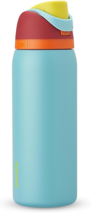 FreeSip - Stainless Steel - 32-oz. - Red/Aqua (Summer Sweetness)(Amazon) (A7)