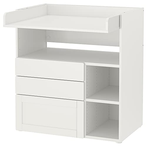 Ikea SMåSTAD - Cambiador (90 x 79 x 100 cm), color blanco