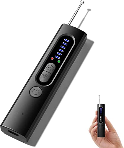 COO LUVIA Détecteurs de caméra cachée, détecteur anti-espion, détecteur d'insectes, détecteur GPS, détecteur RF pour traceur GPS dans la voiture, appareil d'écoute dans le bureau ou l'hôtel