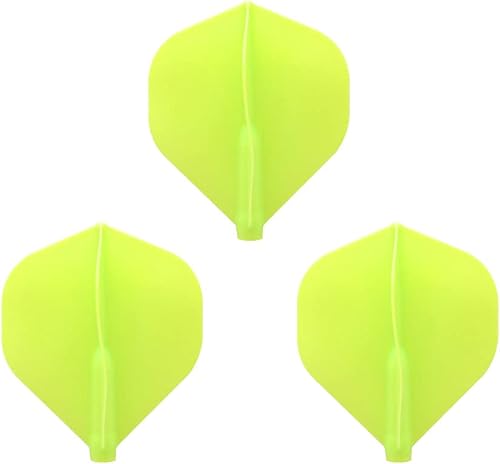 NineDartOut.us - Dardos Cosmo Fit Flight (AIR), paquete de 3 dardos estándar (verde claro)