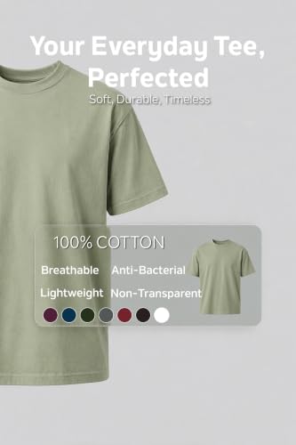 Image of Van Heusen Men's Crew Neck T-Shirt - Soft & Breathable Cotton | Regular Fit | Comfortable Everyday Casual Wear | Short Sleeves | Summer Favorite |Solid Colors | Style 60052|Available in Pack of 1 & 2