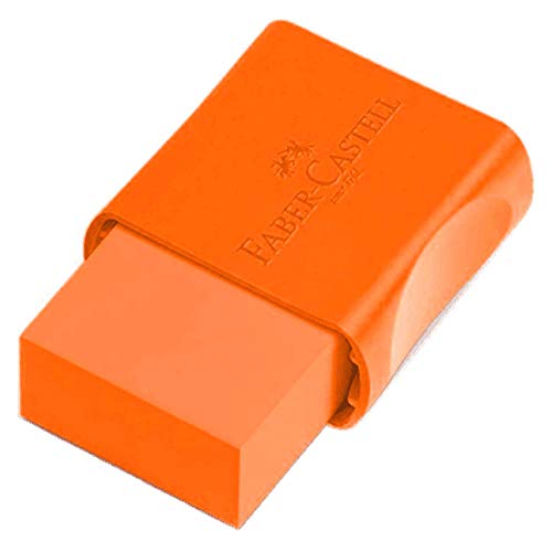 Borracha Tk Plástico, Multicor/Neon, Pequeno, Faber-Castell