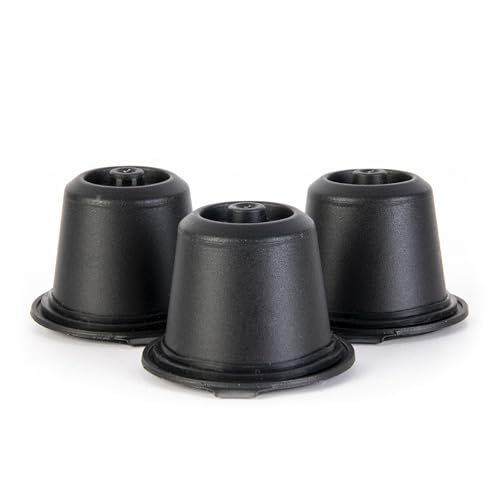 COOK CONCEPT - Cápsula Reutilizable Compatible Nespresso X3 - Especial para Café Molido y Té a Granel - Filtro de Acero Inoxidable - Dimensiones 3,7 x 3,7 x 3 cm