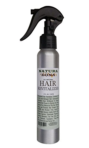 Hair Oil Treatment Spray for Dry & Damaged Hair. Hydrate Dry Scalp, Control Frizz, Moisturize Thin Hair, Promote Hair Growth. All-Natural & Organic Hair Revitalizer for Men / Women, 4oz Spray