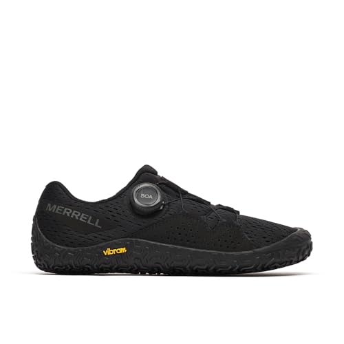 Merrell Vapor Glove 6 Boa Sneaker Femme : chaussure de trail minimaliste noire
