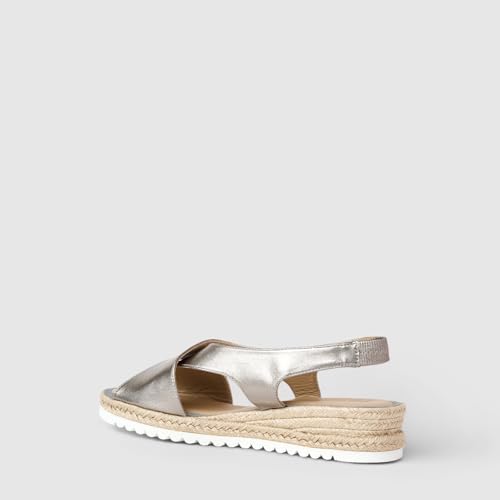 Image of Aquatalia Women's Adelina, Sandals, Heel, Casual, Elastic, Round Toe, Rubber Outsole