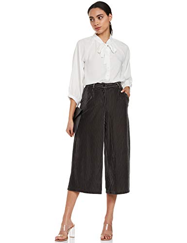 Image of Max Women's Solid Sash Tie-Up Regular Fit Shirt