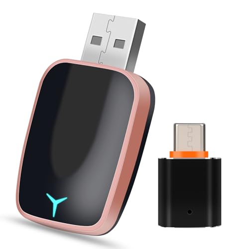 Adaptateur sans fil Android Auto et Carplay mini dongle USB C pour voiture